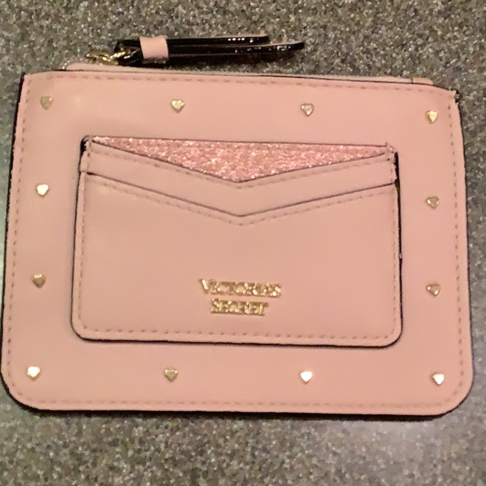 Baby Pink Victoria Secret key wallet
